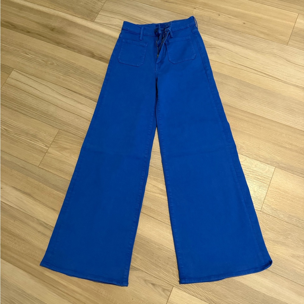 MOTHER Royal Blue Denim Jeans